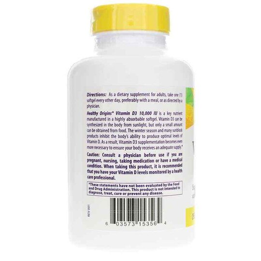 Vitamin D3 10000 IU (250mcg), HLO